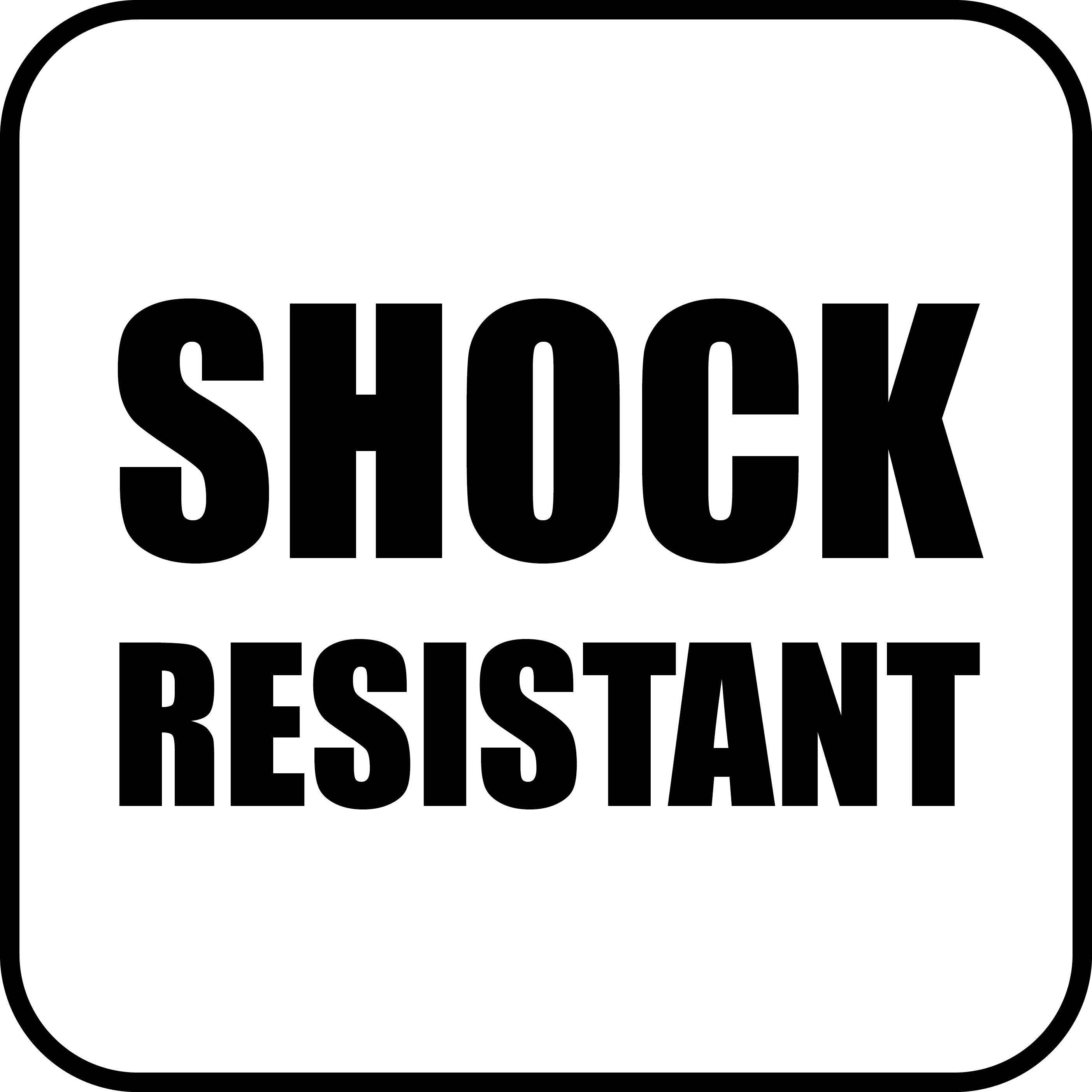 Shock resistant